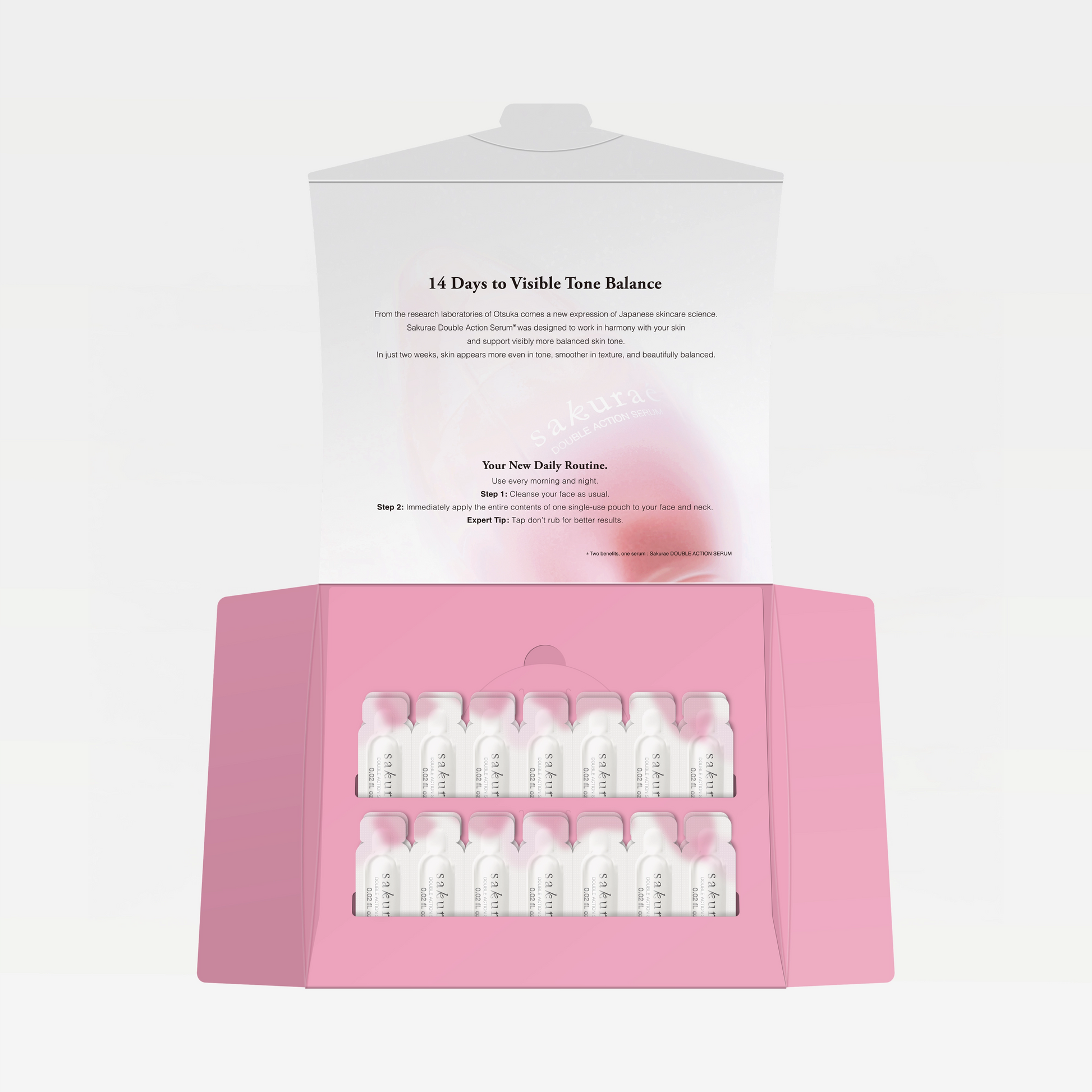 sakuraé DOUBLE ACTION SERUM Sakuraé 14-Day Trial kit
