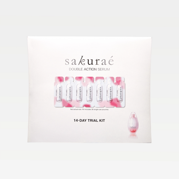 sakuraé DOUBLE ACTION SERUM 33mL 本体 Sakuraé 14-Day Trial kit